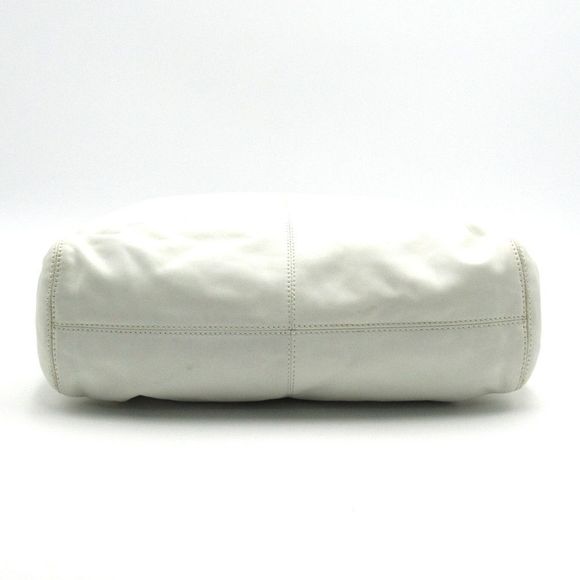 Chanel Shoulder Bag Leather White - Picture 4 of 5